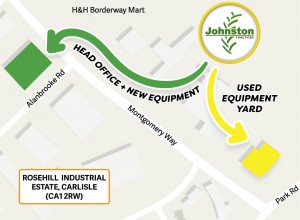 Johnston Tractors Used Equipment Yard Rosehill Industrial Estate Carlisle